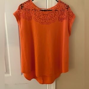 Orange loose top